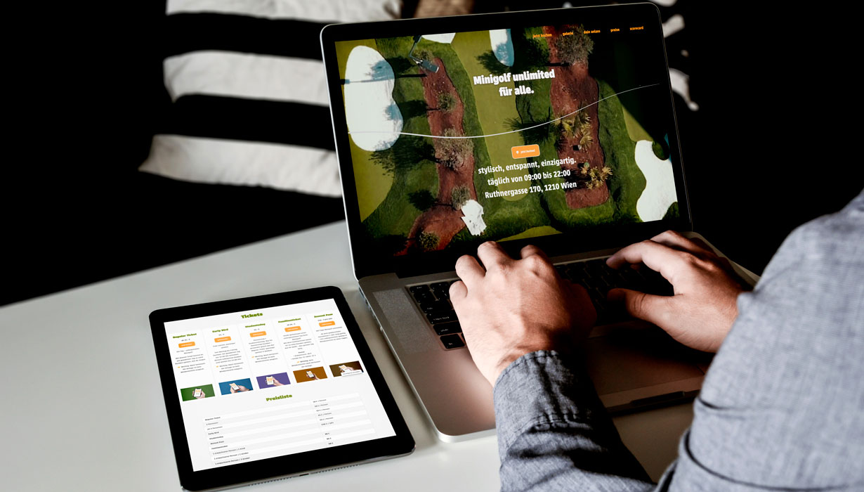 stroke minigolf Website