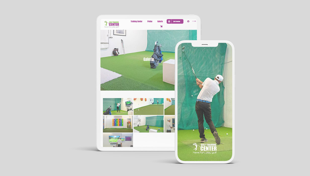 Golf Training Center Website